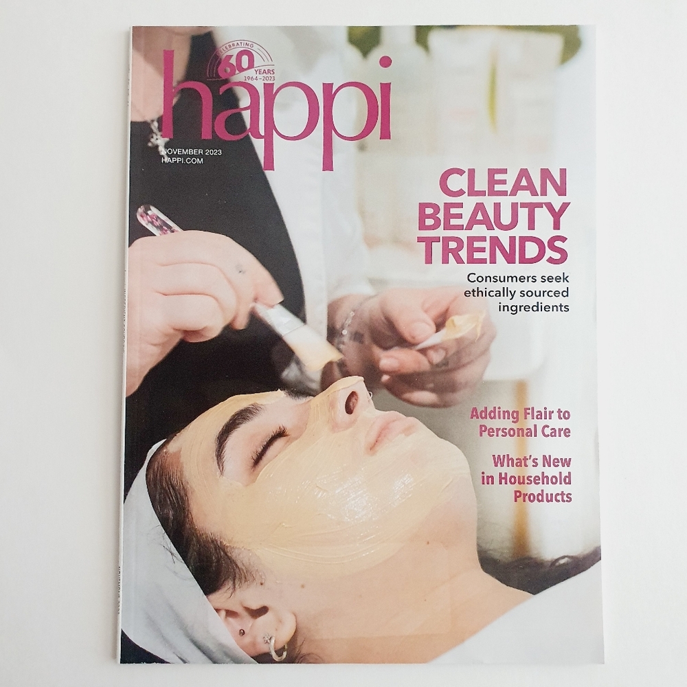 Happi Magazine November, 2023 Clean Beauty Trends Personal Care